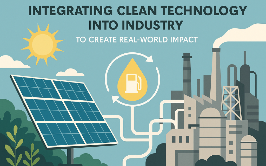Clean tech integration into industry